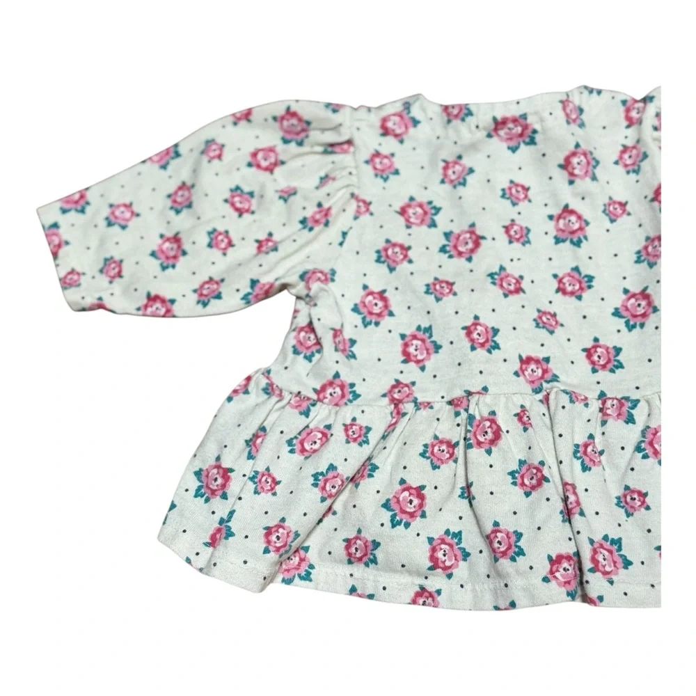 Vintage Carter Cute Floral Baby‎ Dress with Buttons
